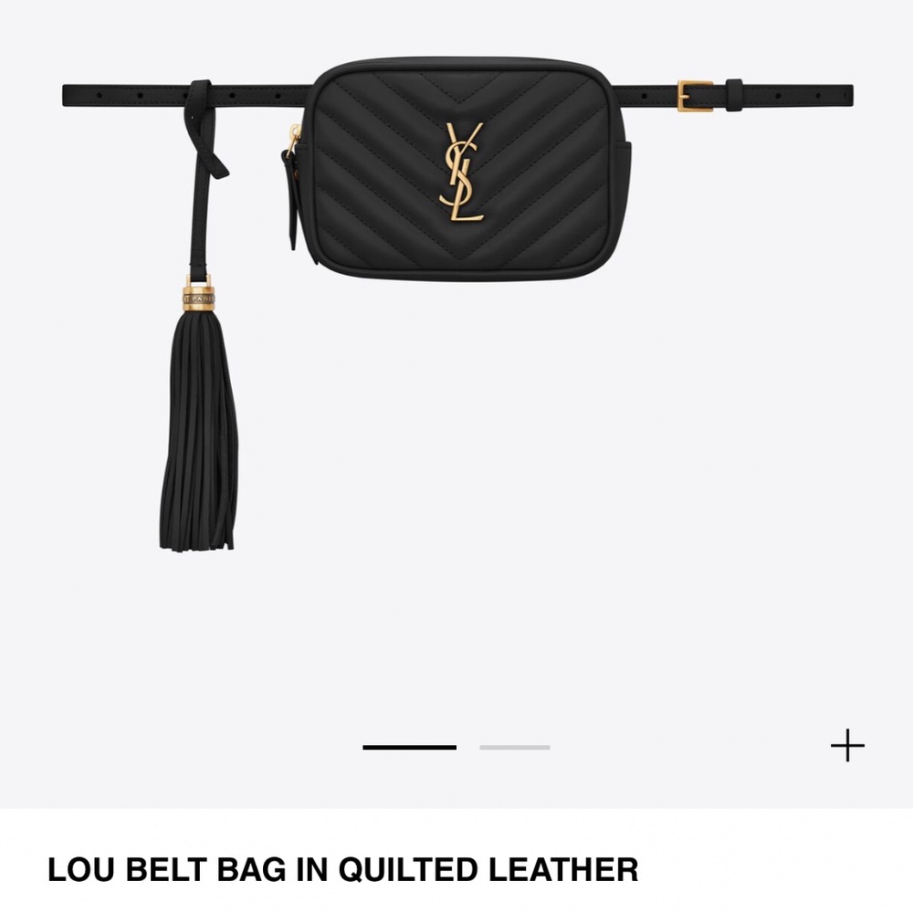 YSL LOU BELT BAG IN QUILTED LEATHER